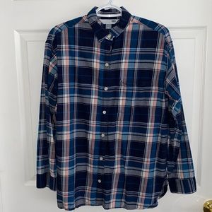 Old Navy Boyfriend Shirt Plaid Button-up